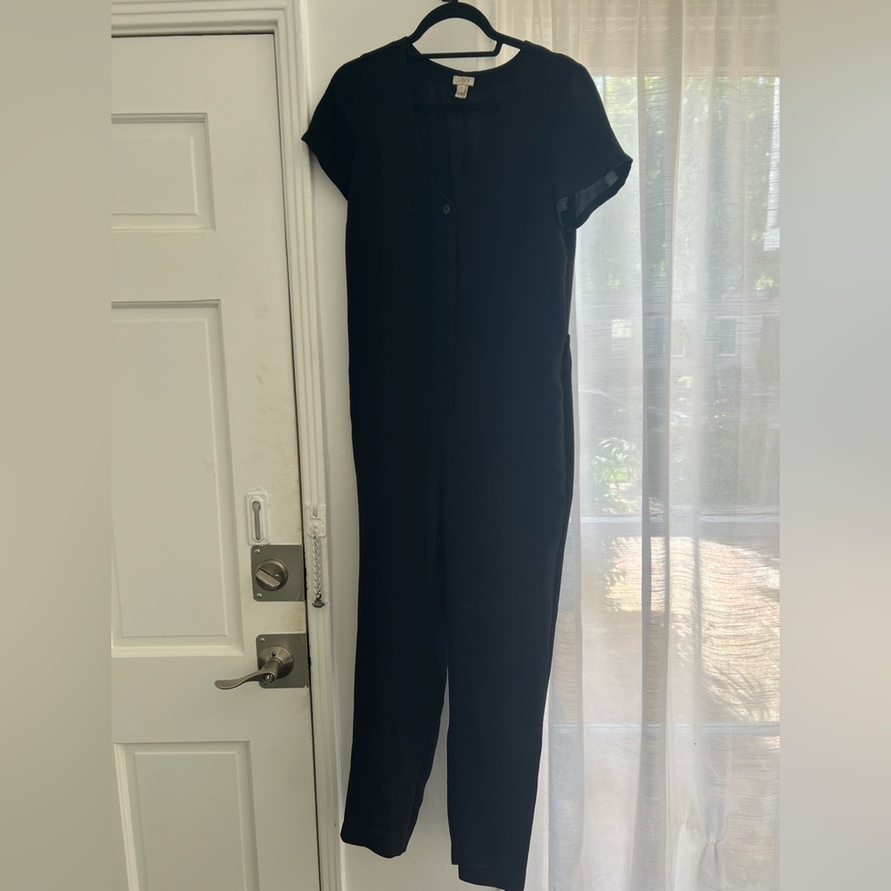 J. Crew Black Knit Jumpsuit